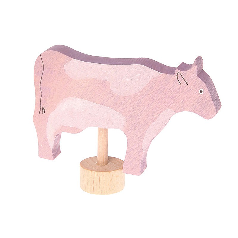 Vaca Lila Figura para el Anillo de Celebraciones - Grimm's Juego GR_03546