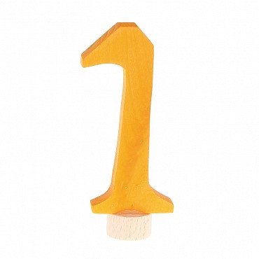 Número 1 Antroposófico Figura Anillo de Cumpleaños Grimm's - Aúpa Organics