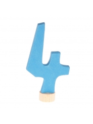Número 4 Antroposófico Figura Anillo de Cumpleaños Grimm's - Aúpa Organics