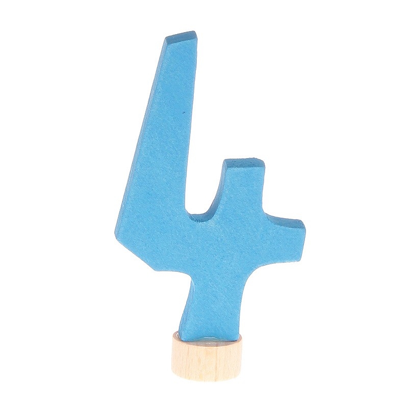 Número 4 Antroposófico Figura Anillo de Cumpleaños Grimm's - Aúpa Organics