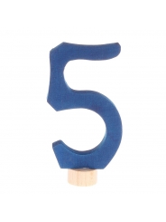 Número 5 Antroposófico Figura Anillo de Cumpleaños Grimm's - Aúpa Organics