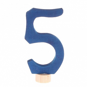 Número 5 Antroposófico Figura Anillo de Cumpleaños Grimm's - Aúpa Organics