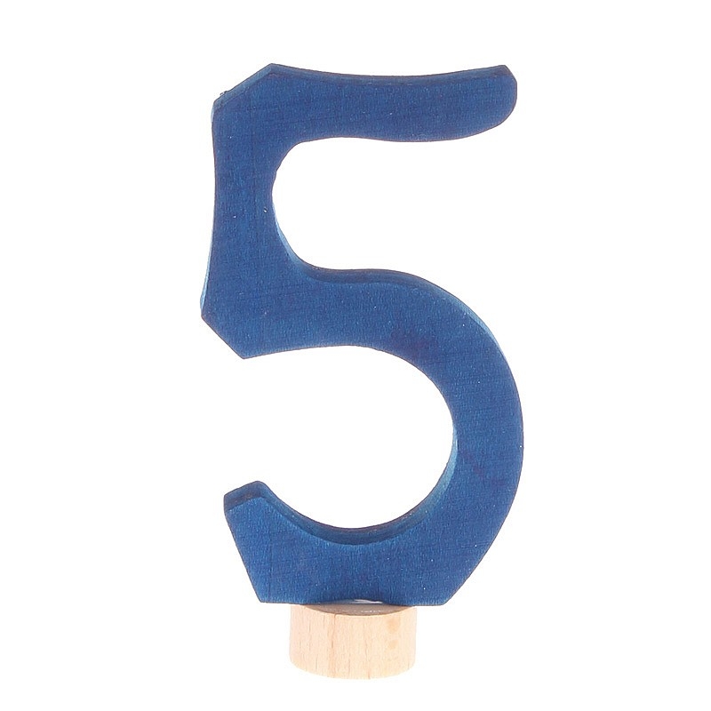 Número 5 Antroposófico Figura Anillo de Cumpleaños Grimm's - Aúpa Organics