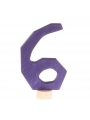 Número 6 Antroposófico Figura Anillo de Cumpleaños Grimm's - Aúpa Organics