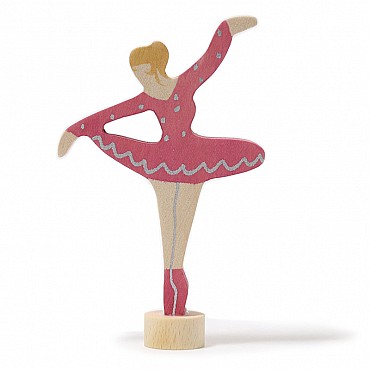 Bailarina Ruby Red Figura para el Anillo de Cumpleaños Grimm's - Aúpa Organics