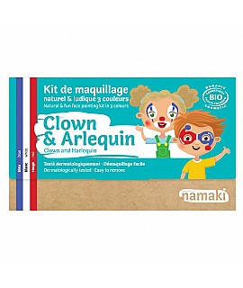 Kit de Maquillaje Infantil - Rojo, Blanco y Azul Juego NK_L10001