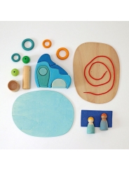 Mini Mundo "Junto al agua" Grimm's - Aúpa Organics