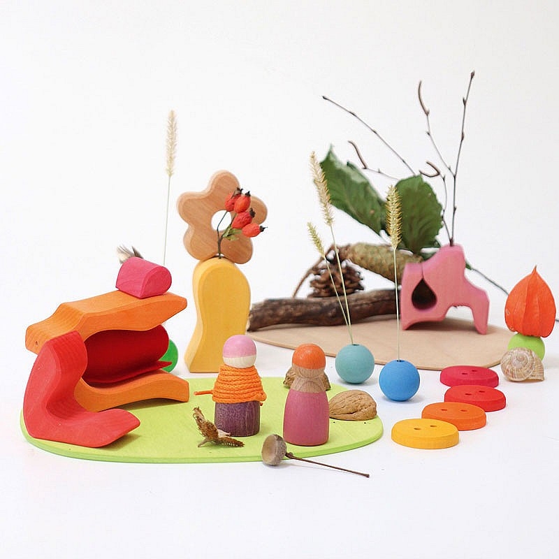 Mini Mundo "Junto al prado" Grimm's - Aúpa Organics