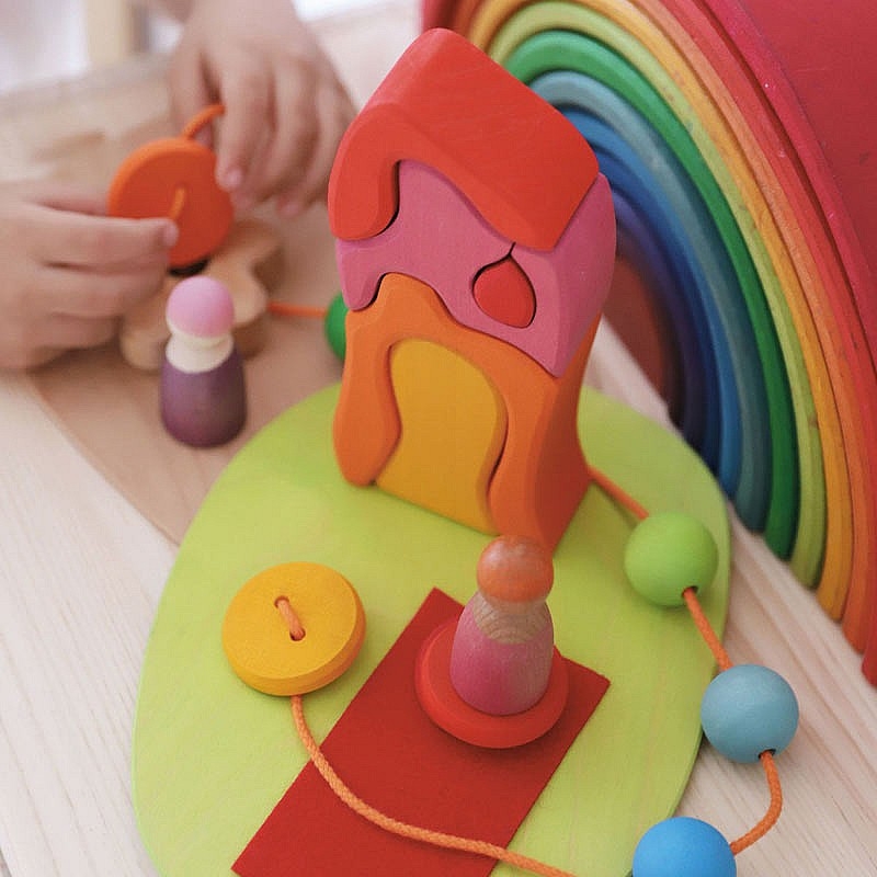 Mini Mundo "Junto al prado" Grimm's - Aúpa Organics