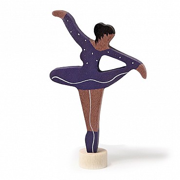 Bailarina Lilac Scent Figura para el Anillo de Cumpleaños Grimm's - Aúpa Organics