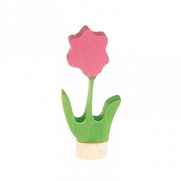 Flor Rosa Figura Anillo de Cumpleaños Grimm's - Aúpa Organics