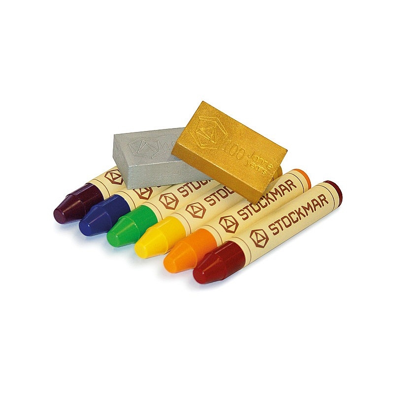 Lápices y Bloques de Cera Waldorf "Edición Limitada Rainbow" - Stockmar