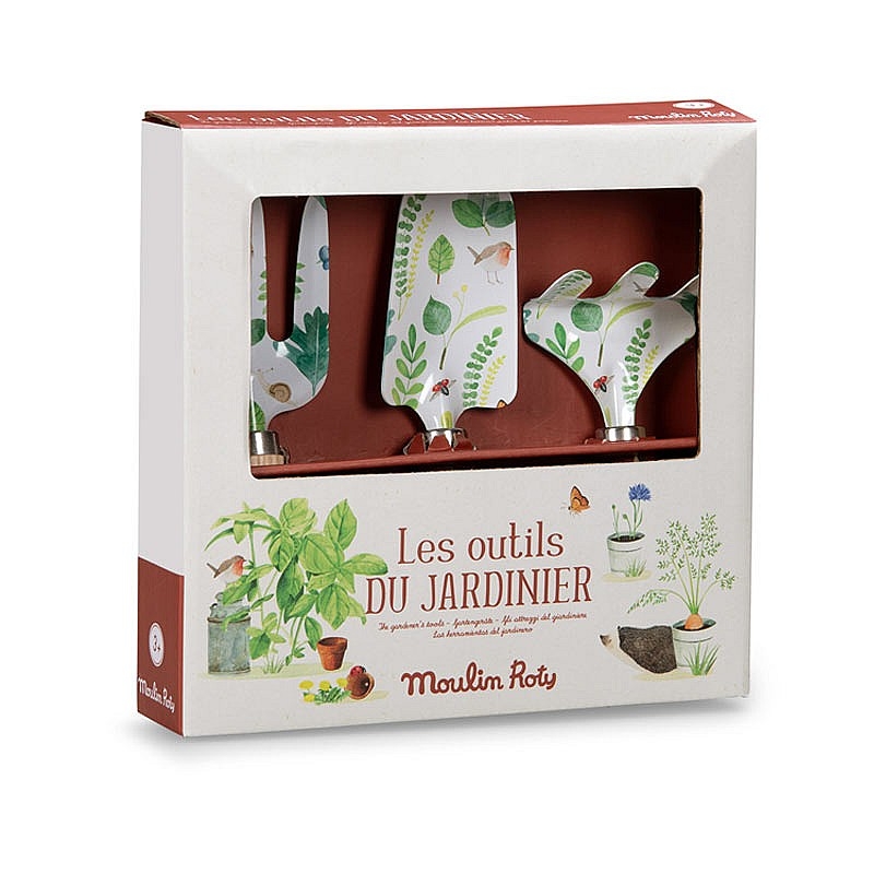 Pala, Rastrillo y Horquilla para el Jardín Moulin Roty - Aúpa Organics
