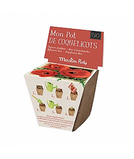 Mini Kit de Cultivo de Amapolas Orgánicas - Moulin Roty Juego MR_712155