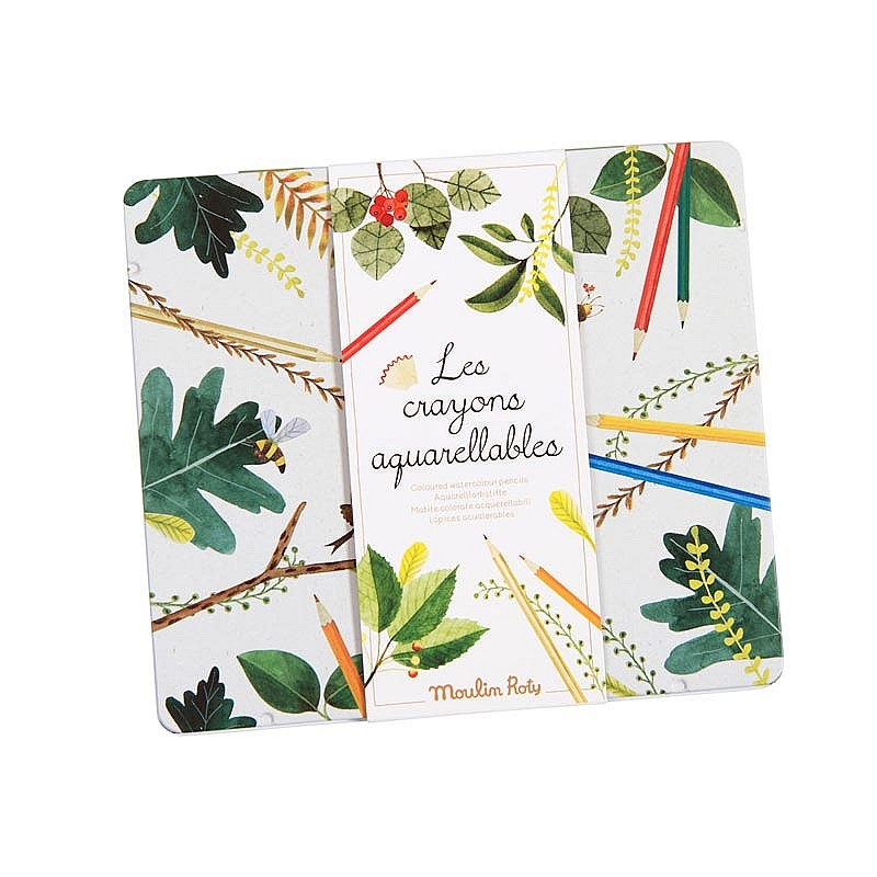 Caja de Lápices Acuarelables de 24 colores Moulin Roty - Aúpa Organics