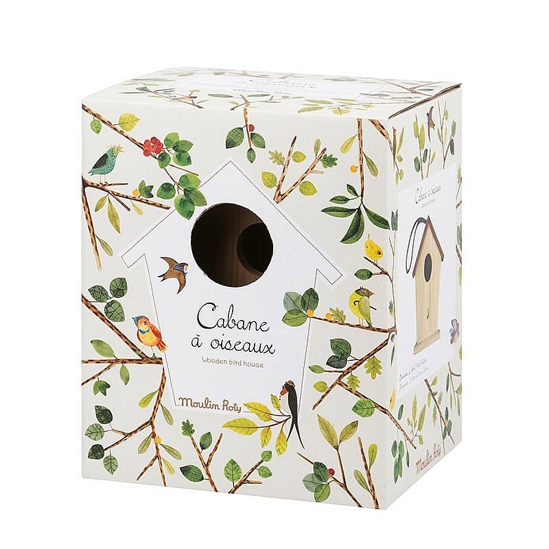 Cabaña para Pájaros de Madera de Moulin Roty - Aúpa Organics
