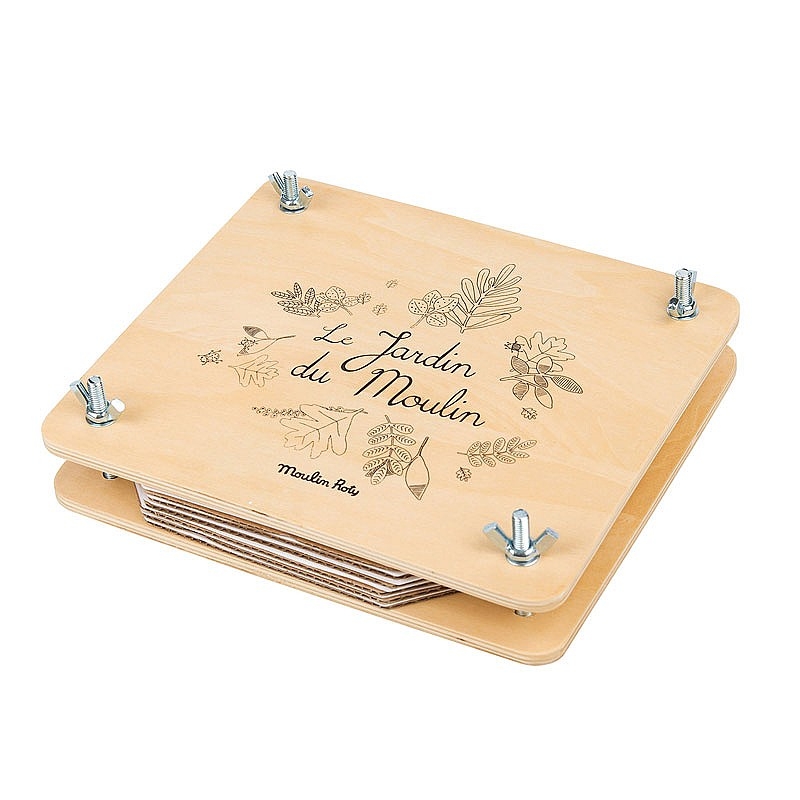 Prensa de Flores de Madera de Moulin Roty - Aúpa Organics