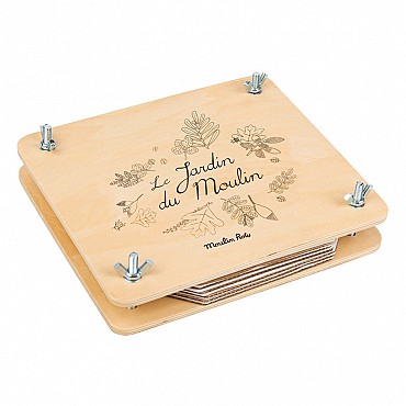 Prensa de Flores de Madera de Moulin Roty - Aúpa Organics