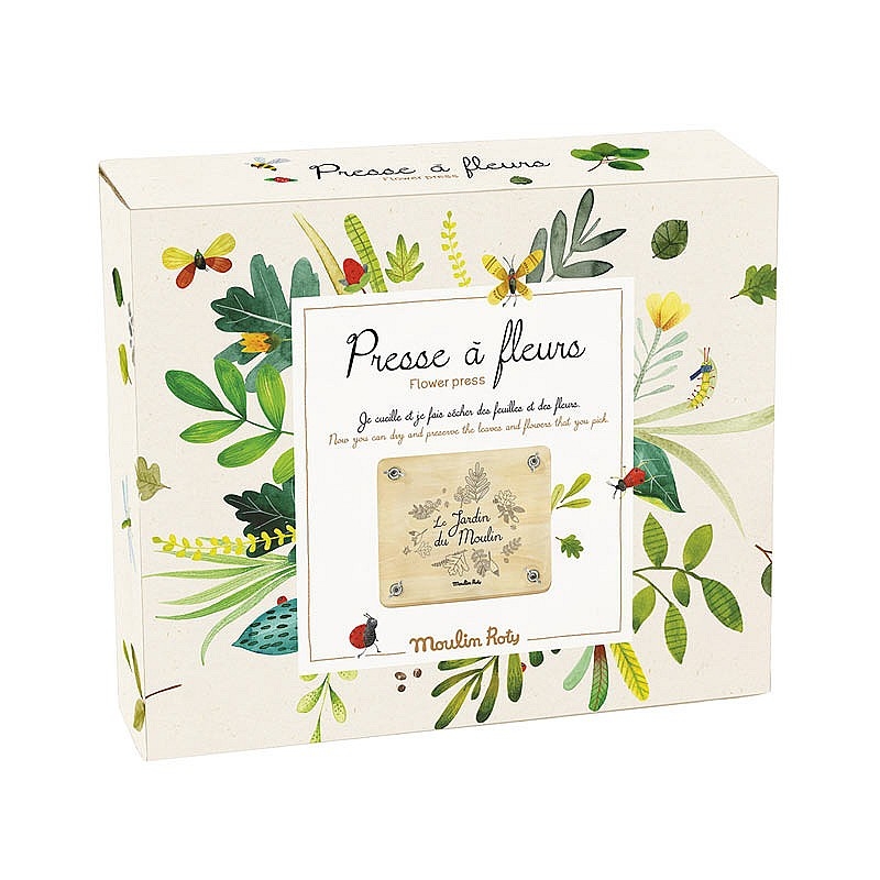 Prensa de Flores de Madera de Moulin Roty - Aúpa Organics