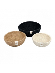 Conjunto de 3 Cestos de Yute - Roca