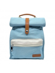 Mochila Azul de Poliéster Reciclado de Smikkels - Aúpa Organics