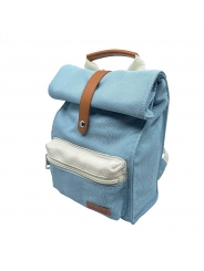 Mochila Azul de Poliéster Reciclado de Smikkels - Aúpa Organics
