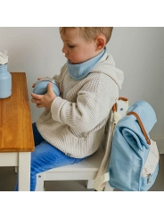 Mochila Azul de Poliéster Reciclado de Smikkels - Aúpa Organics