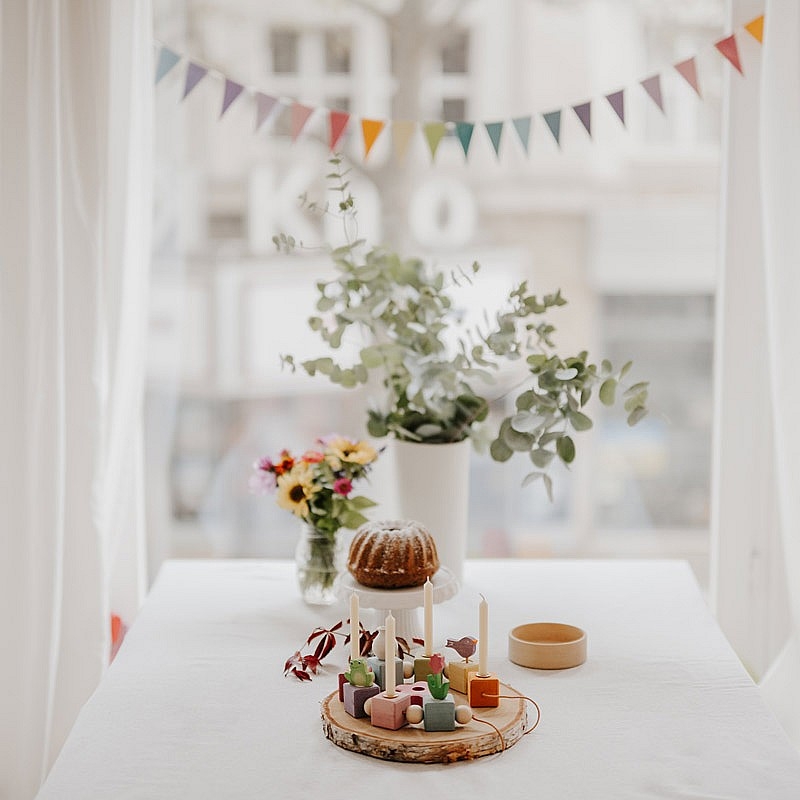 Cubos de Cumpleaños Waldorf de Grimm's - Aúpa Organics