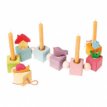 Cubos de Cumpleaños Waldorf de Grimm's - Aúpa Organics