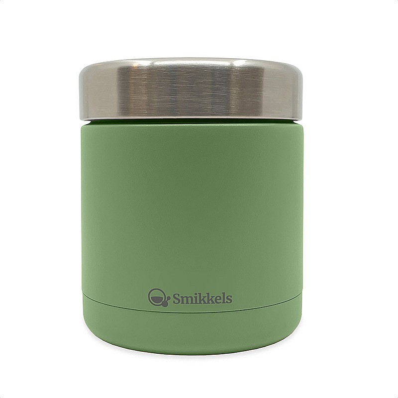 Fiambrera Térmica de Acero Inoxidable 350 ml de Smikkels - Verde Para Comer SMK_THFIVE