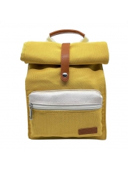 Mochila Amarilla de Poliéster Reciclado de Smikkels - Aúpa Organics
