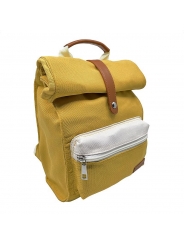 Mochila Amarilla de Poliéster Reciclado de Smikkels - Aúpa Organics