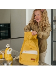 Mochila Verde de Poliéster Reciclado de Smikkels - Aúpa Organics
