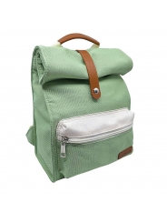 Mochila Verde de Poliéster Reciclado de Smikkels - Aúpa Organics
