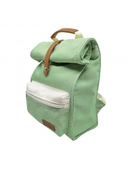 Mochila Verde de Poliéster Reciclado de Smikkels - Aúpa Organics