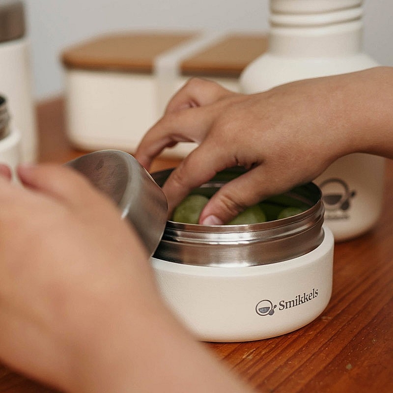 Fiambrera Hermética de Acero Inoxidable 280 ml de Smikkels - Aúpa Organics