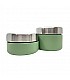 Fiambrera Hermética de Acero Inoxidable 420 ml de Smikkels - Verde Para Comer SMK_FRU420VE