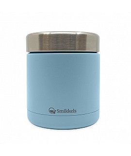 Fiambrera Térmica de Acero Inoxidable 350 ml de Smikkels - Azul Para Comer SMK_THFIAZ