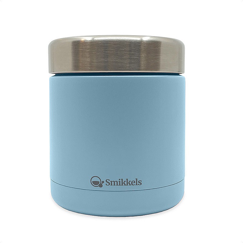 Fiambrera Térmica de Acero Inoxidable 350 ml de Smikkels - Azul Para Comer SMK_THFIAZ