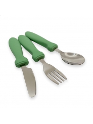 Pack 3 Cubiertos de Acero Inoxidable Smikkels - Aúpa Organics