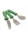 Pack 3 Cubiertos de Acero Inoxidable Smikkels - Aúpa Organics