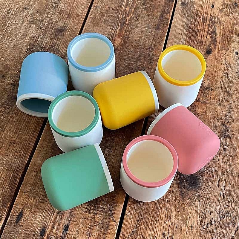 Pack de 2 Vasos Infantiles de Silicona de Smikkels - Aúpa Organics