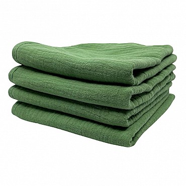 Toalla & Servilleta de Algodón Orgánico Verde Smikkels - Aúpa Organics