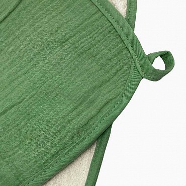 Toalla & Servilleta de Algodón Orgánico Verde Smikkels - Aúpa Organics