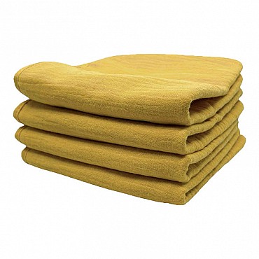 Toalla & Servilleta de Algodón Orgánico Amarillo Smikkels - Aúpa Organics