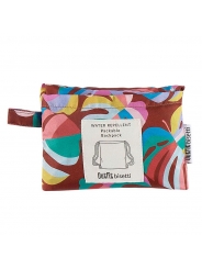 Mochila Impermeable de Poliéster Reciclado Tropical Green - Aúpa Organics