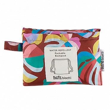 Mochila Impermeable de Poliéster Reciclado Tropical Green - Aúpa Organics