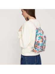 Mochila Impermeable de Poliéster Reciclado Tropical White - Aúpa Organics