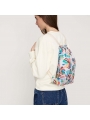 Mochila Impermeable de Poliéster Reciclado Tropical White - Aúpa Organics