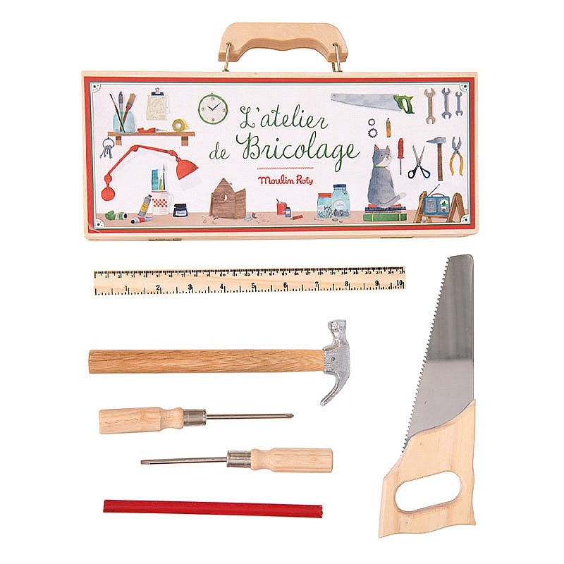 Maleta de Herramientas Reales para niños Moulin Roty - Aúpa Organics